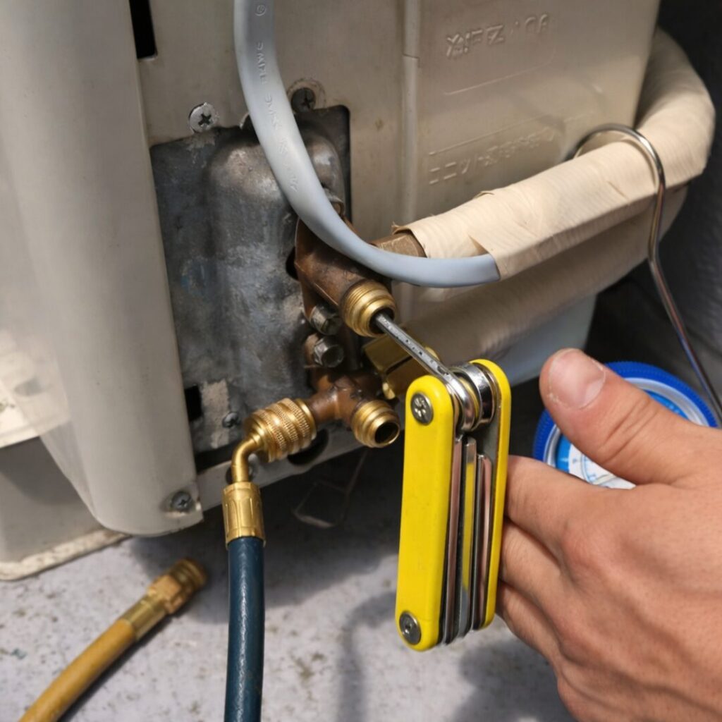 群馬県高崎市のエアコン屋「エアコニスト」。冷えない・水漏れ・異音から取付/撤去/引越し移設まで最短当日。養生・真空引き・試運転を実施。作業前に金額確定、追加条件は事前説明。LINE写真見積OK、工事保証。